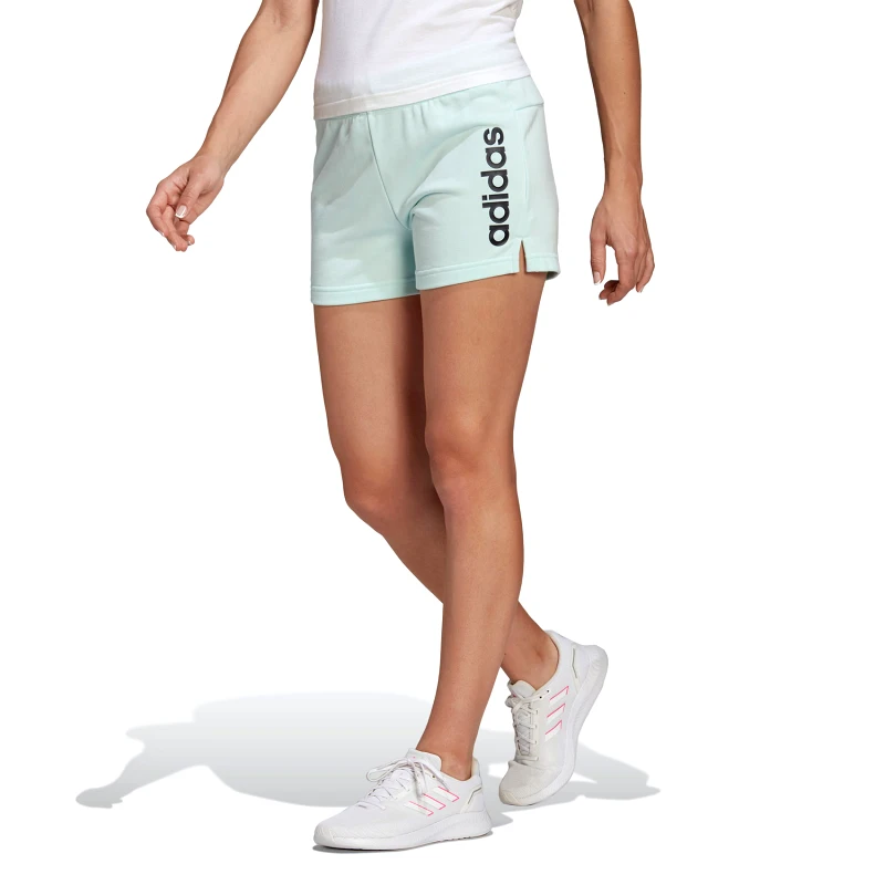 ADIDAS PERFORMANCE ESSENTIALS SLIM LOGO SHORTS ΠΡΑΣΙΝΟ