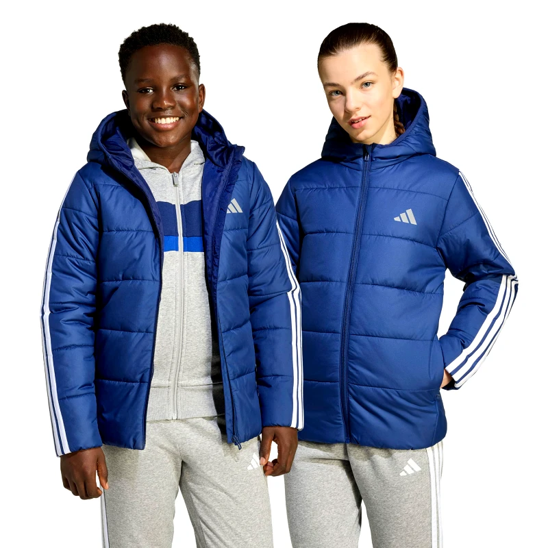 ADIDAS PERFORMANCE ADIDAS ESSENTIALS 3-STRIPES PADDED KIDS JACKET ΜΠΛΕ