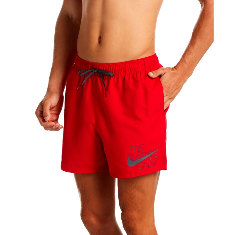 NIKE NIKE 5" BEACH VOLLEY SWIM SHORTS ΚΟΚΚΙΝΟ