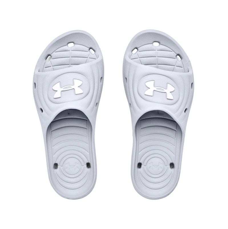 UNDER ARMOUR UNDER ARMOUR BOYS' LOCKER IV SLIDES ΓΚΡΙ