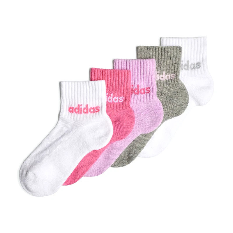 ADIDAS PERFORMANCE ADIDAS KIDS LINEAR ANKLE SOCKS 5 PAIRS ΠΟΛΥΧΡΩΜΟ
