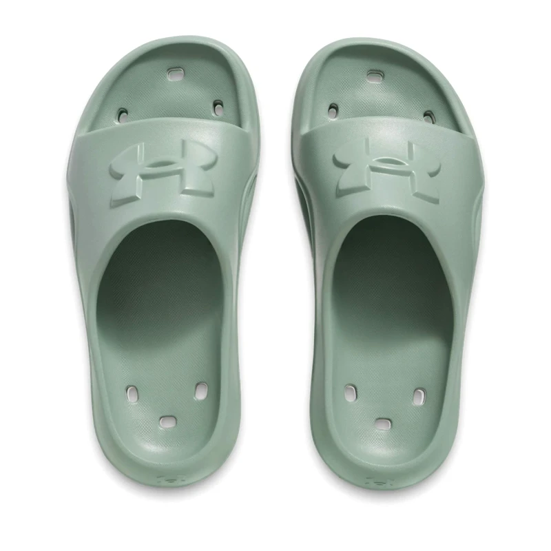 UNDER ARMOUR UNDER ARMOUR WOMEN'S LOCKER V SLIDES ΠΡΑΣΙΝΟ