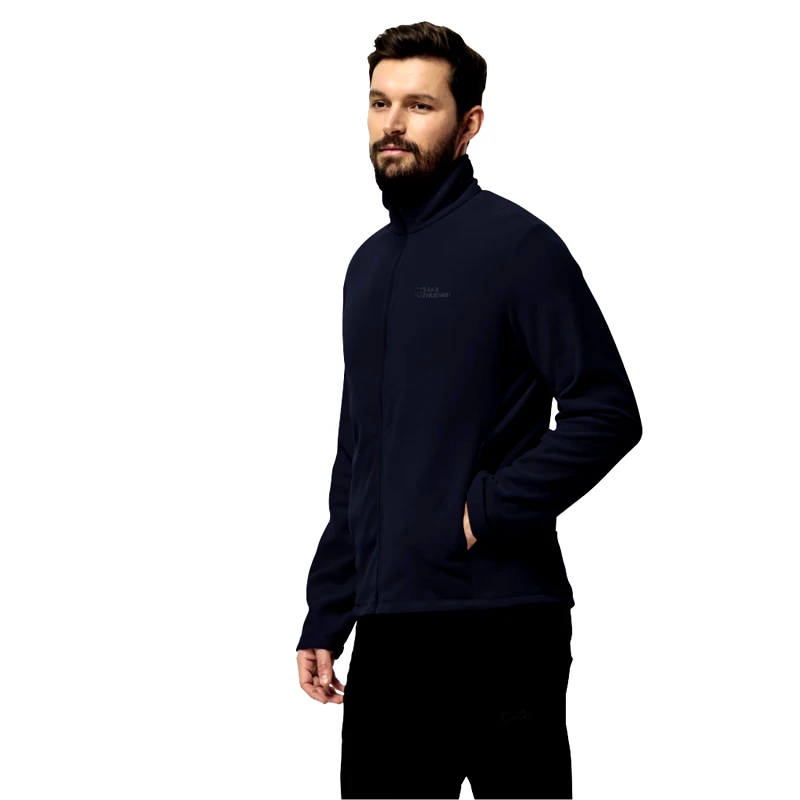 JACK WOLFSKIN JACK WOLFSKIN TAUNUS FULL-ZIP FLEECE JACKET ΜΠΛΕ