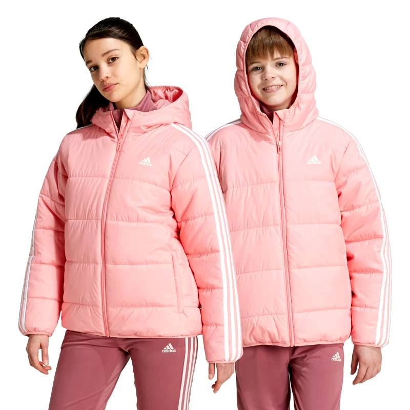 ADIDAS PERFORMANCE ADIDAS KIDS ESSENTIALS 3-STRIPES PADDED JACKET ΡΟΖ
