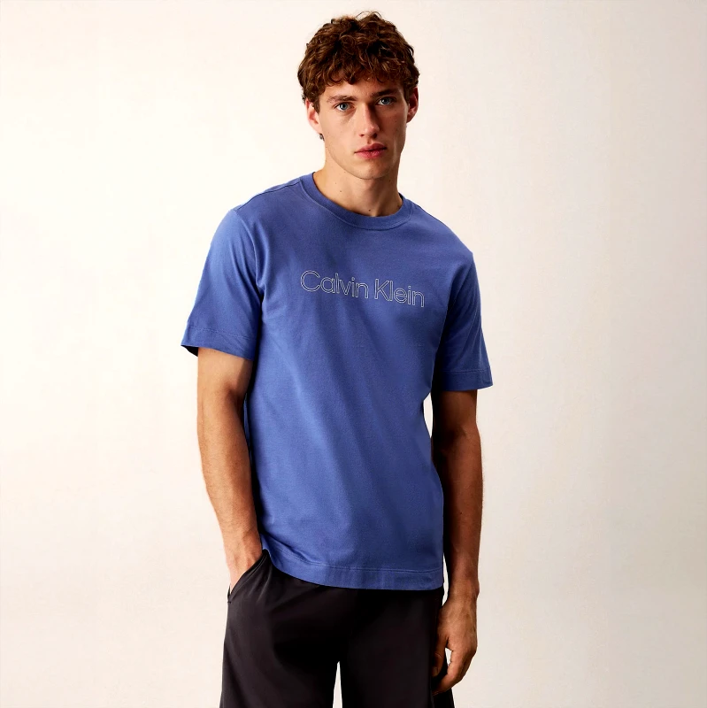 CALVIN KLEIN PERFORMANCE CALVIN KLEIN GYM T-SHIRT ΜΠΛΕ