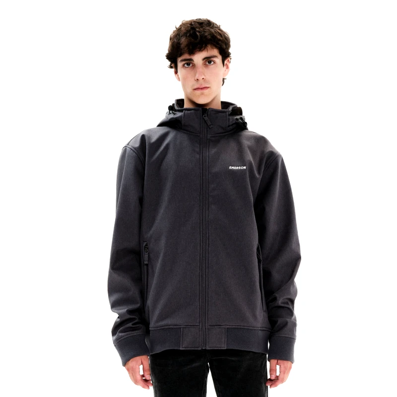 EMERSON EMERSON MEN'S BONDED BOMBER JACKET ΓΚΡΙ