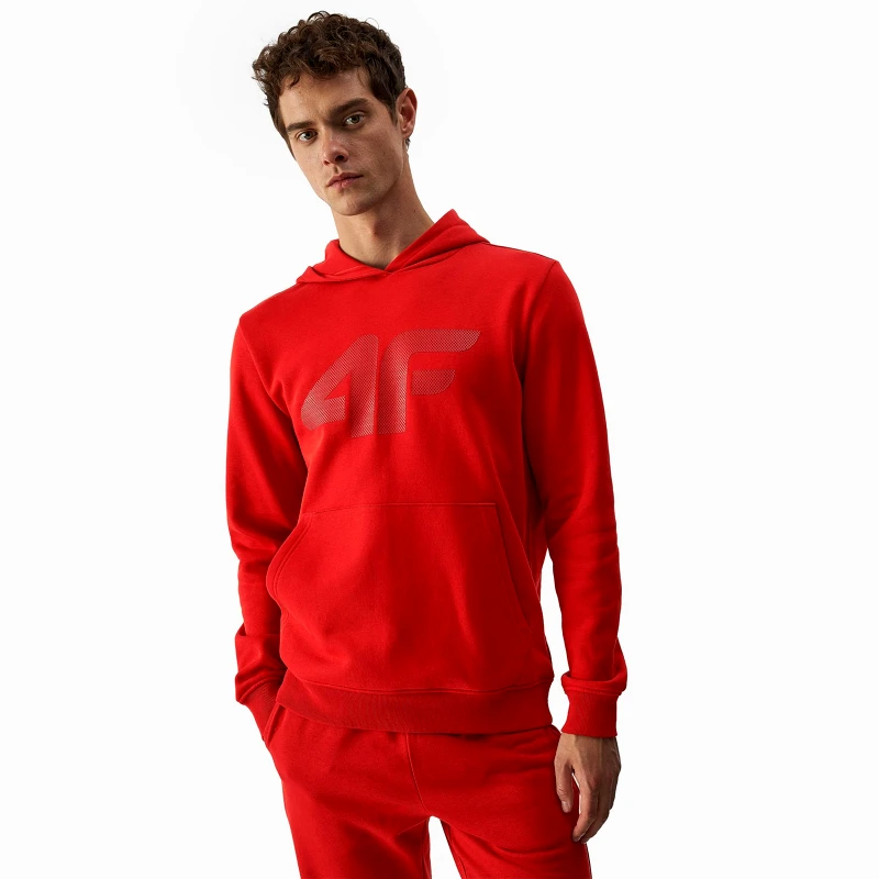 4F 4F MEN'S PULLOVER HOODIE ΚΟΚΚΙΝΟ