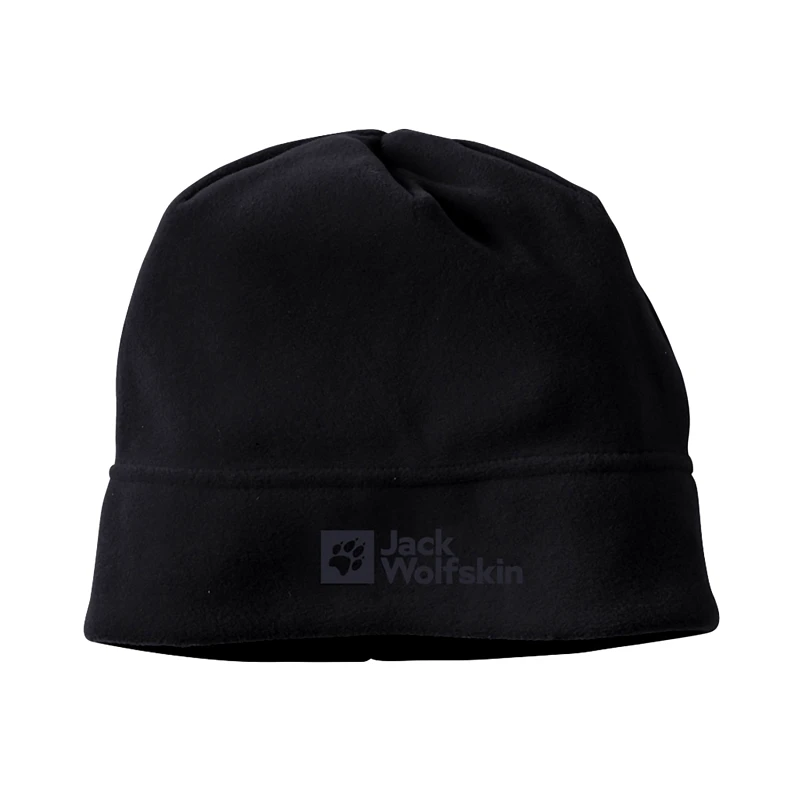 JACK WOLFSKIN JACK WOLFSKIN REAL STUFF BEANIE ΜΑΥΡΟ