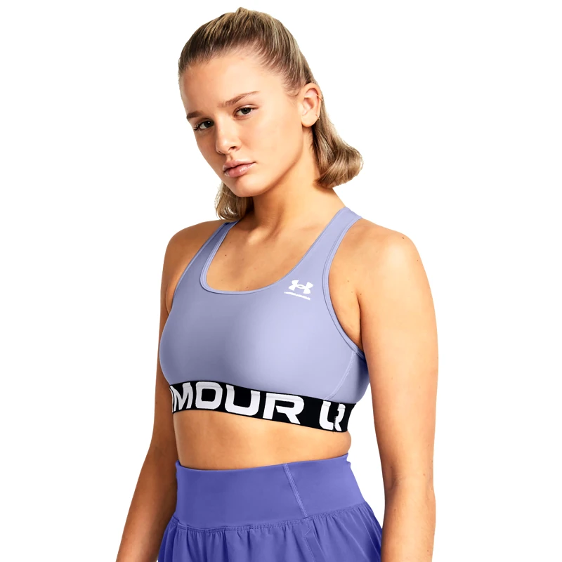 UNDER ARMOUR UNDER ARMOUR HEATGEAR ARMOUR MID BRANDED SPORTS BRA ΜΩΒ