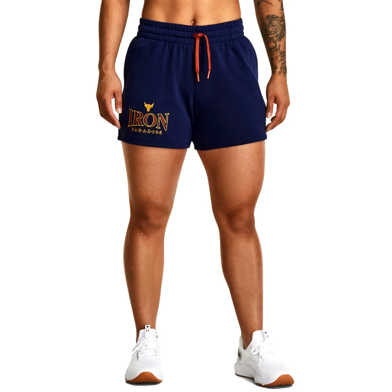 UNDER ARMOUR UNDER ARMOUR PROJECT ROCK EVERYDAY TERRY SHORTS ΜΠΛΕ