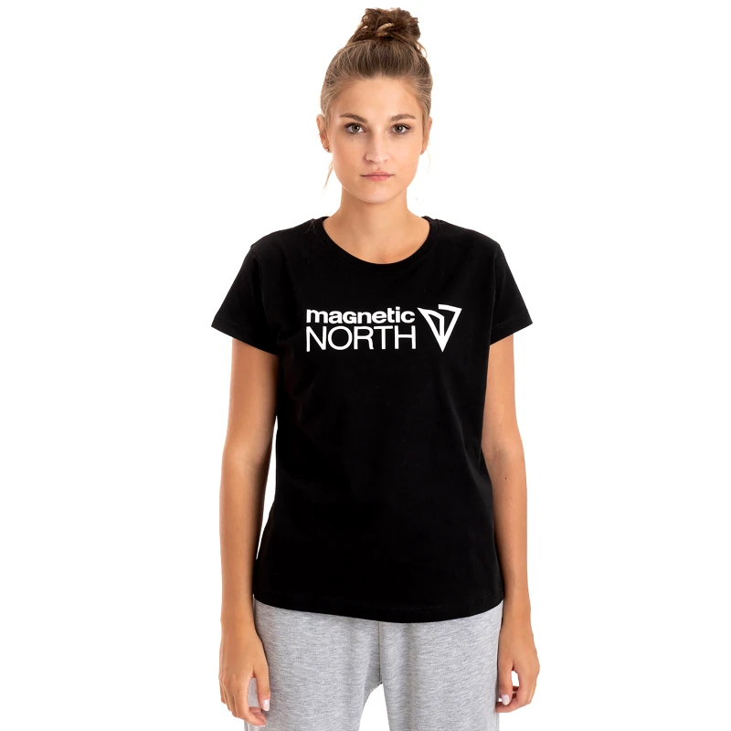 MAGNETIC NORTH MAGNETIC NORTH GRAPHIC T-SHIRT ΜΑΥΡΟ