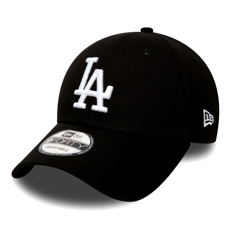 NEW ERA LA DODGERS LEAGUE ESSENTIAL 9FORTY CAP ΜΑΥΡΟ