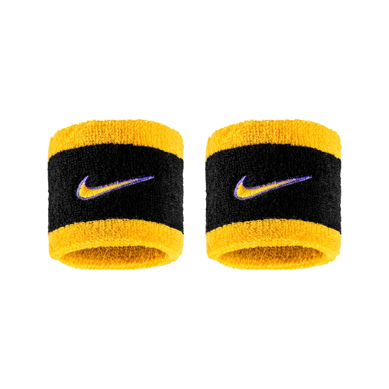 NIKE NIKE SWOOSH CLASSIC WRISTBANDS 2PACK ΜΑΥΡΟ