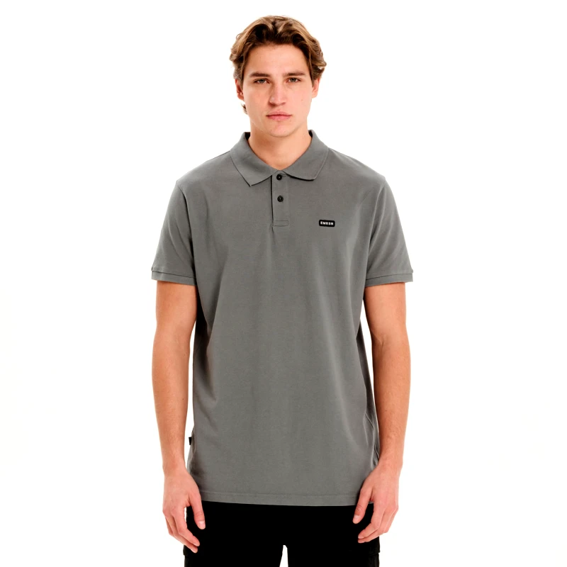 EMERSON EMERSON MEN'S POLO SHIRT ΓΚΡΙ