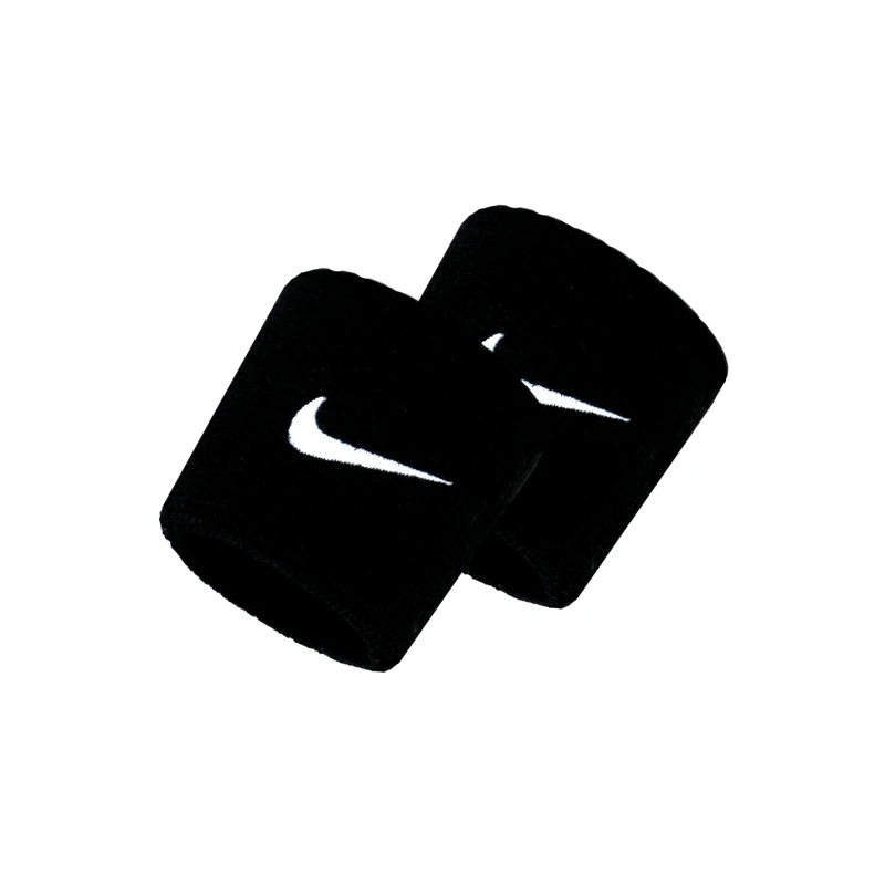 NIKE NIKE SWOOSH WRISTBANDS ΜΑΥΡΟ