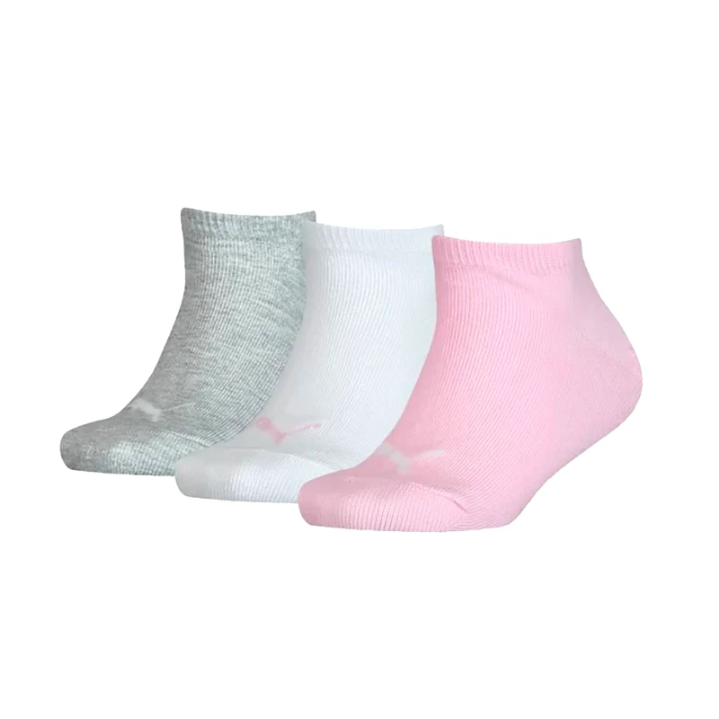 PUMA PUMA KIDS PLAIN SNEAKER SOCKS 3 PACK ΠΟΛΥΧΡΩΜΟ