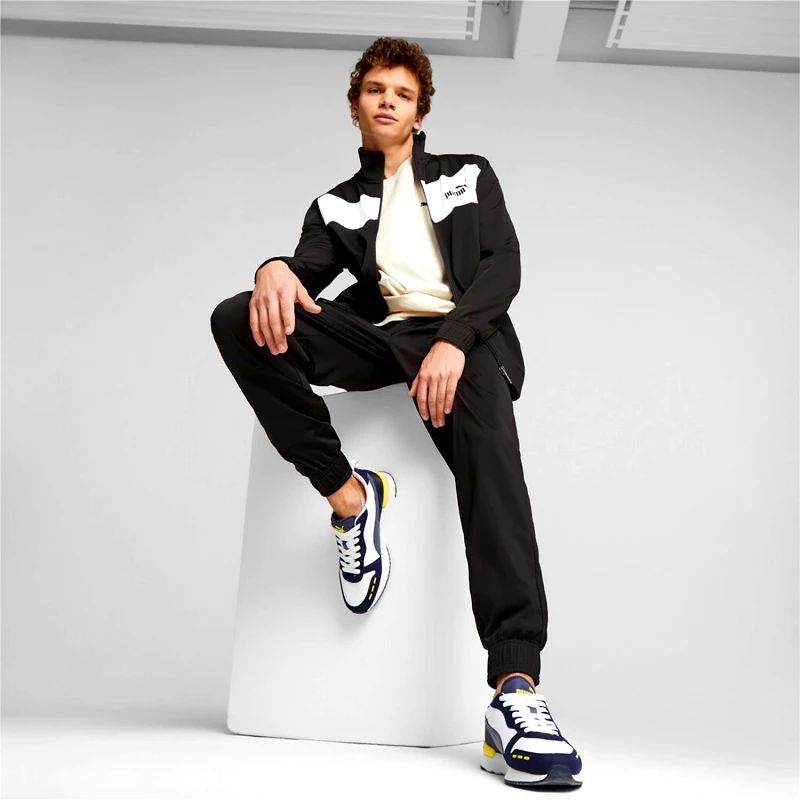 PUMA PUMA POLYESTER TRACKSUIT ΜΑΥΡΟ