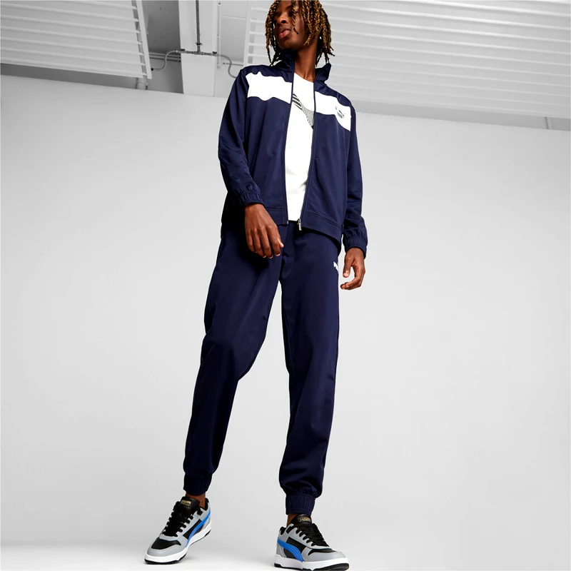 PUMA PUMA POLYESTER TRACKSUIT ΜΠΛΕ