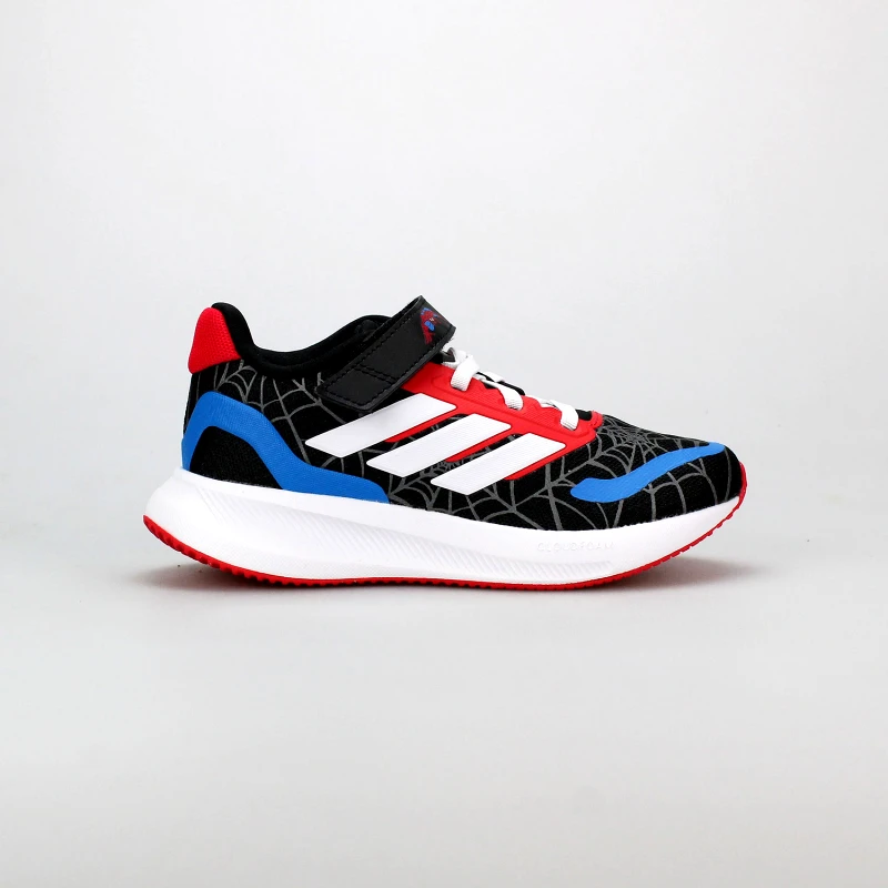 ADIDAS PERFORMANCE ADIDAS MARVEL'S SPIDER-MAN RUNFALCON 5 EL KIDS SHOES ΜΑΥΡΟ
