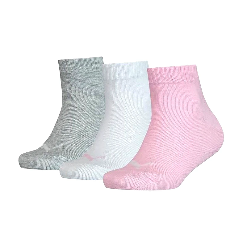 PUMA PUMA KIDS QUARTER 3P SOCKS ΠΟΛΥΧΡΩΜΟ