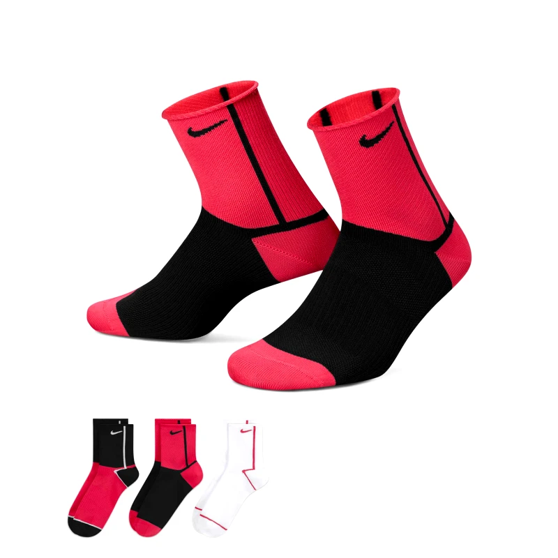 NIKE NIKE EVERYDAY PLUS LIGHTWEIGHT SOCKS ΠΟΛΥΧΡΩΜΟ