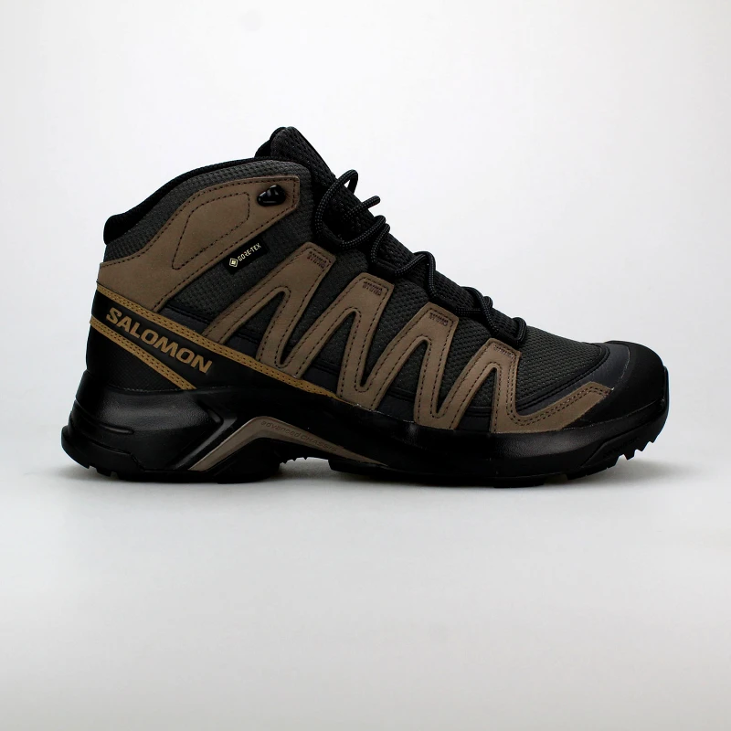 SALOMON SALOMON X-ADVENTURE RECON MID GORE-TEX HIKING BOOTS ΚΑΦΕ