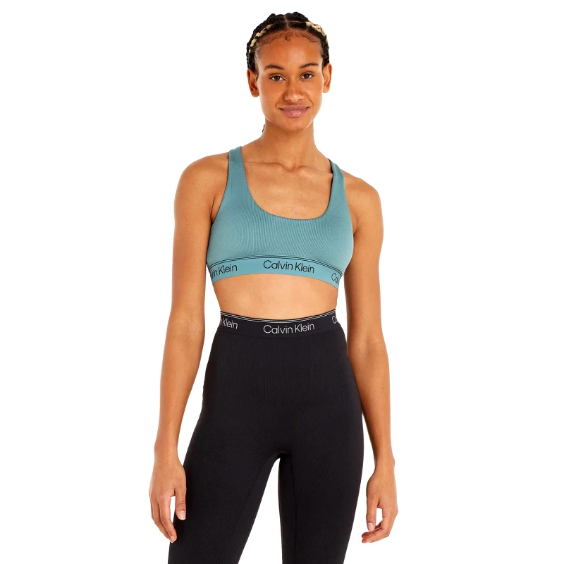 CALVIN KLEIN PERFORMANCE CALVIN KLEIN MEDIUM SUPPORT SPORTS BRA ΜΠΛΕ