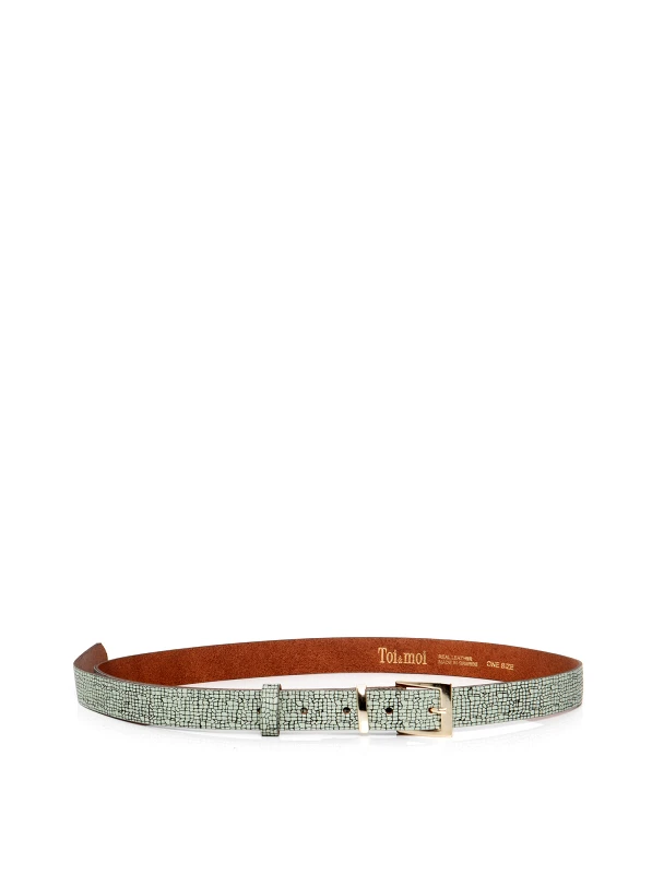 ToiMoi Δερμάτινη ζώνη σε αντίθεση - ΜΕΝΤΑ