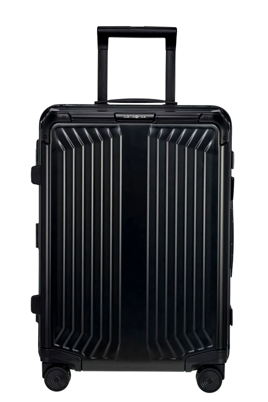 Samsonite Βαλίτσα 4 ρόδες LITE-BOX ALU ΜΑΥΡΟ Size 55