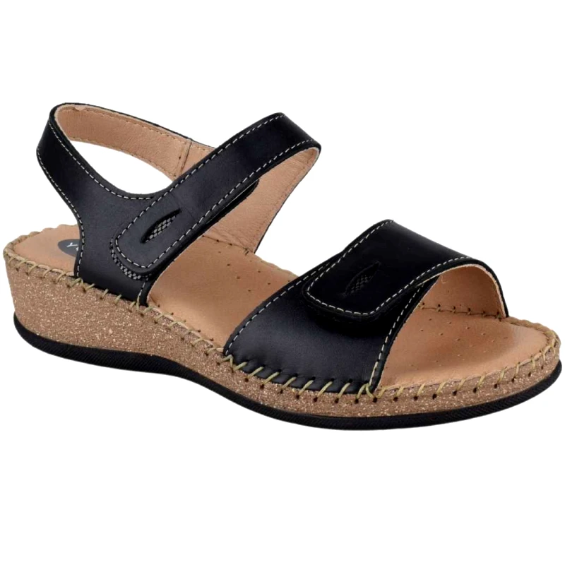 Υφαντίδης Γυναικεία Δερμάτινα Πέδιλα| Υφαντίδης | Αερόσολες | 110946 | Μαύρο