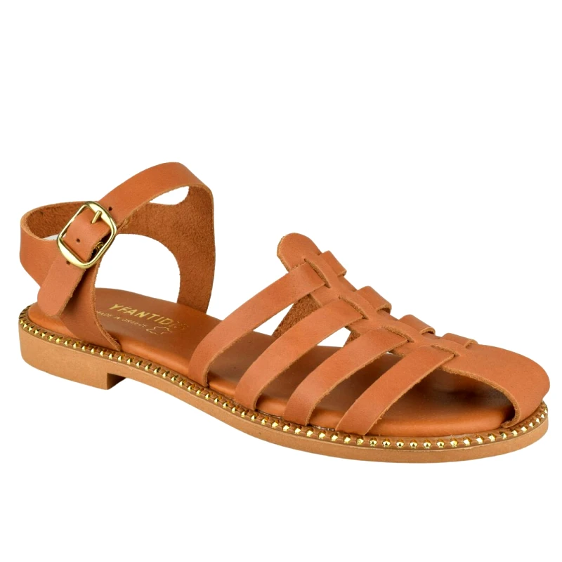 Υφαντίδης Γυναικεία Σανδάλια Δερμάτινα | Υφαντίδης | 128634 | Ταμπά