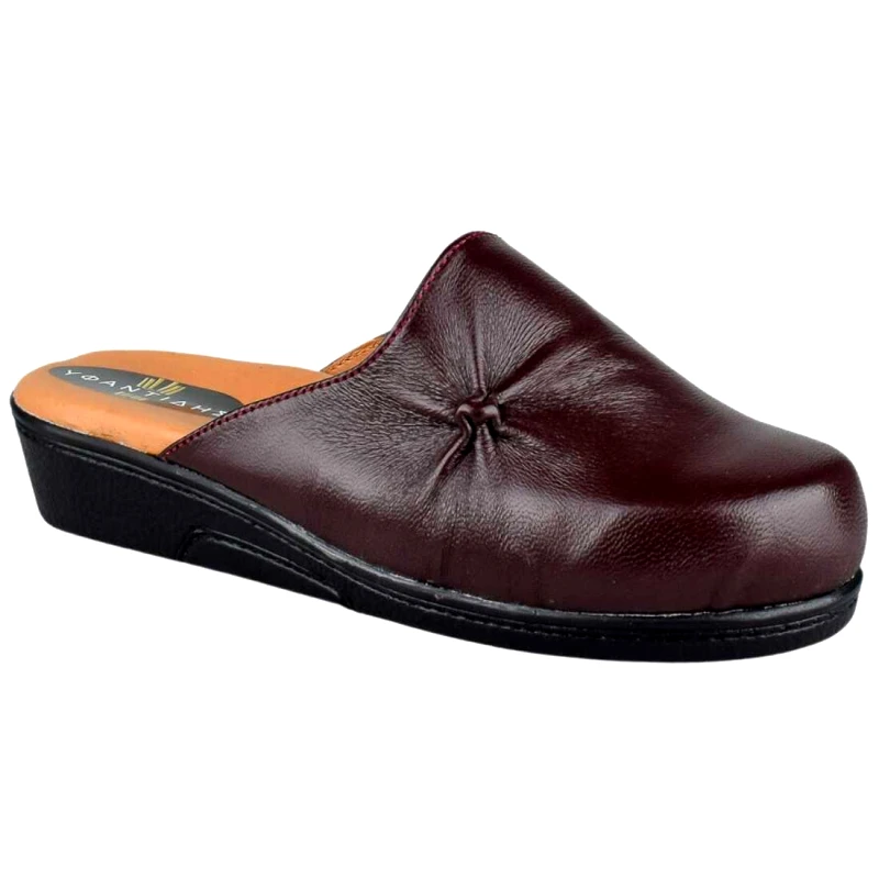 Υφαντίδης Γυναικείες Δερμάτινες Παντόφλες | Υφαντίδης | Ανατομικές | 110435 | Μπορντό