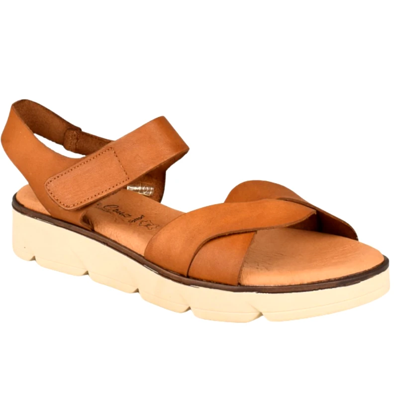 Υφαντίδης Γυναικεία Δερμάτινα Σανδάλια | Υφαντίδης | 125143 | Κάμελ