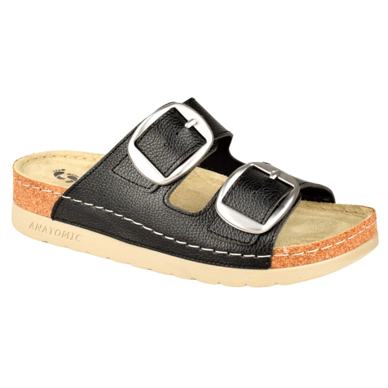 Vesna Γυναικείες Ανατομικές Παντόφλες | Vesna | 880488 | Μαύρο