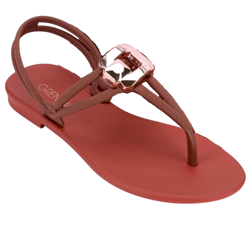 Grendha Grendha Cacau Contemporanea Sa Coffee | 780-23183 | Orange/Brown | (18690-AN607)