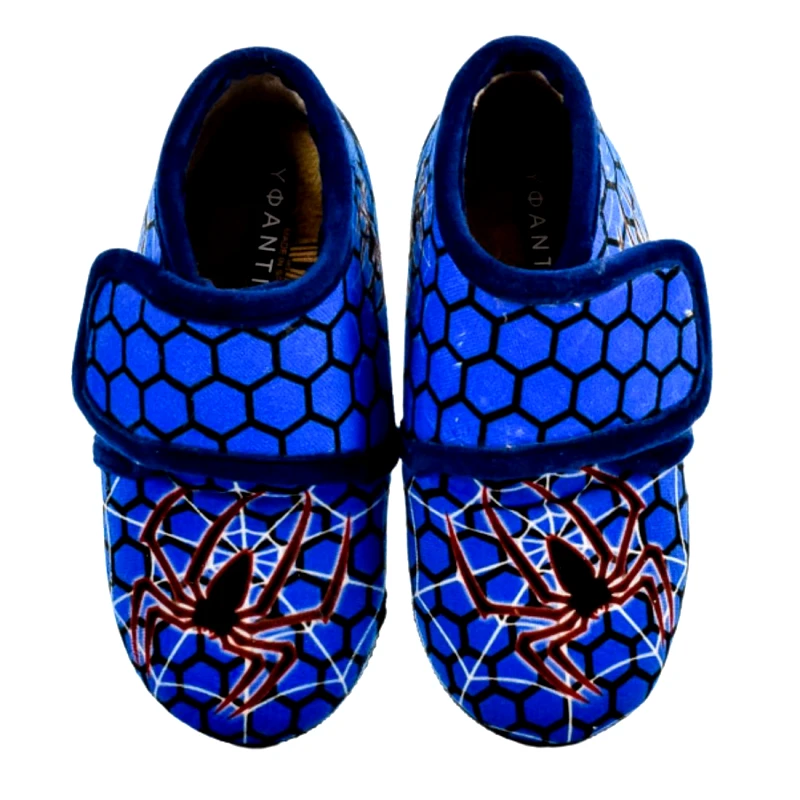 Υφαντίδης Παιδικές Παντόφλες Σπιτιού Υφαντίδης Spider 805139 Μπλε