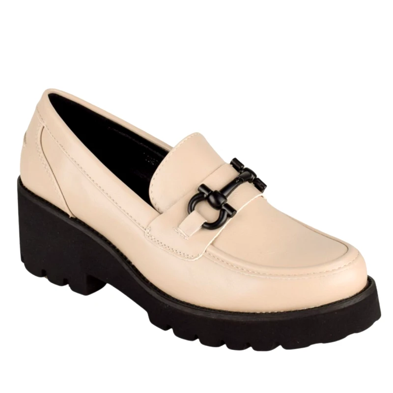 Amarpies Γυναικεία Loafers Με Τακούνι | Ανατομικά | AMARPIES | AZS27220 | Άσπρο