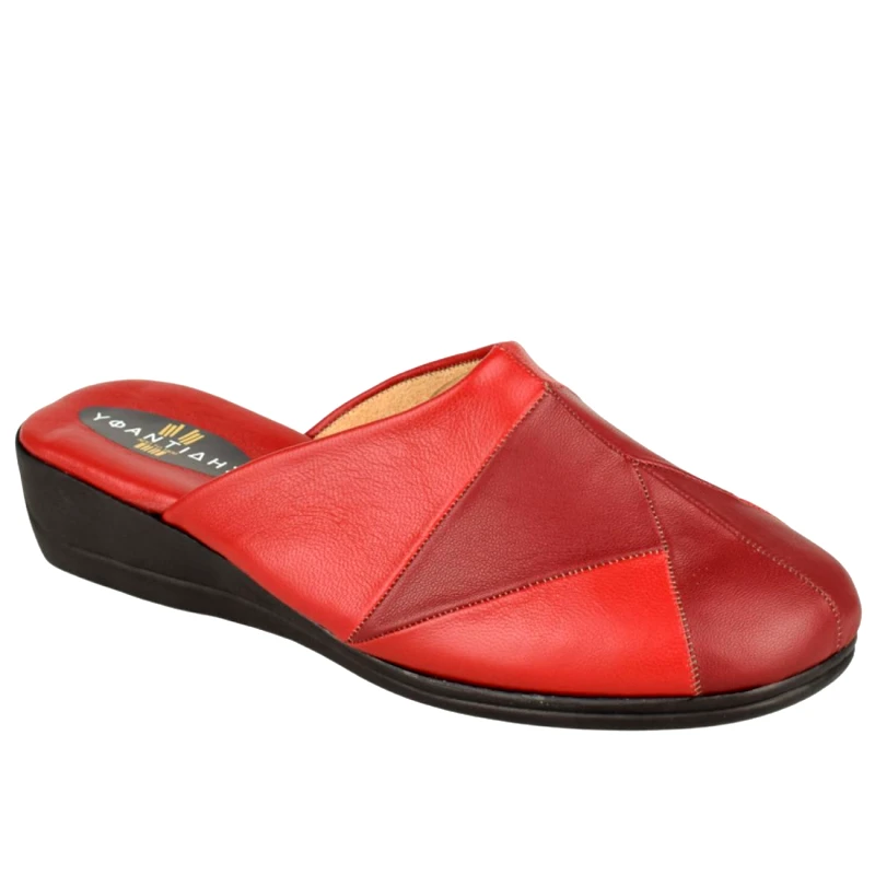 Υφαντίδης Γυναικείες Παντόφλες | Υφαντίδης | Δερμάτινες | 110027 | Μπορντό/Μπορντό