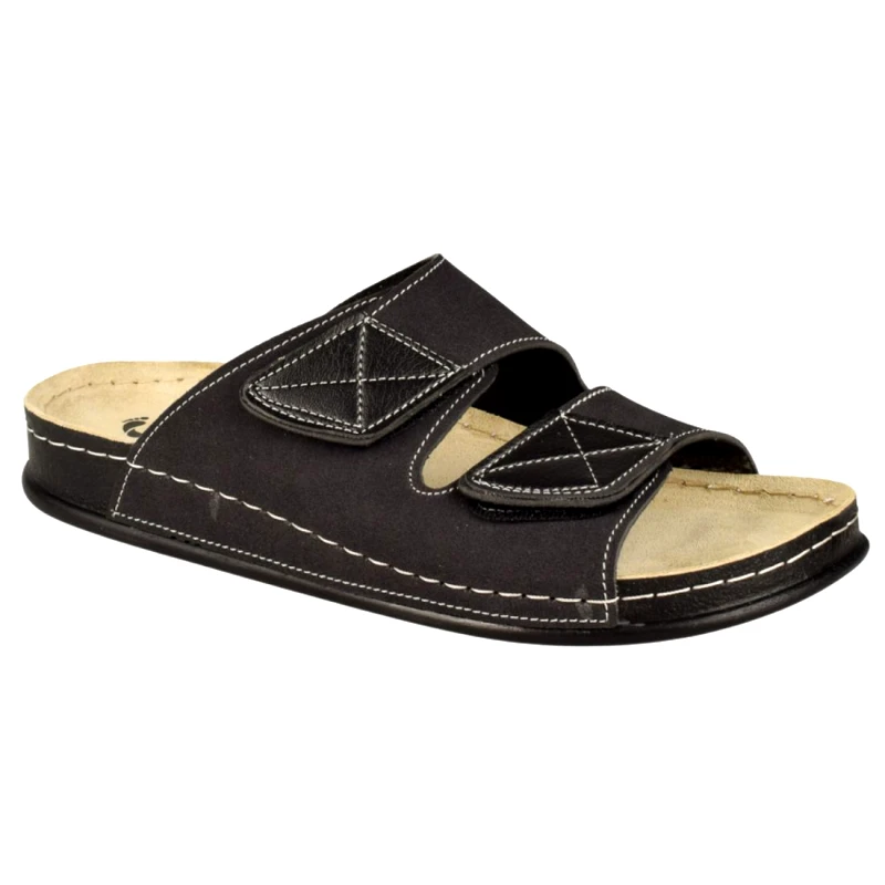 Vesna Ανδρικές Ανατομικές Παντόφλες | VESNA | 880412 | Μαύρο