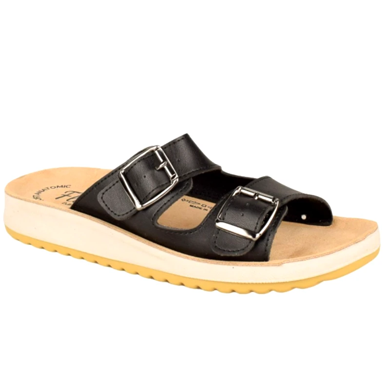 Tiglio Γυναικείες Ανατομικές Παντόφλες | Tiglio | 116538 | Μαύρο