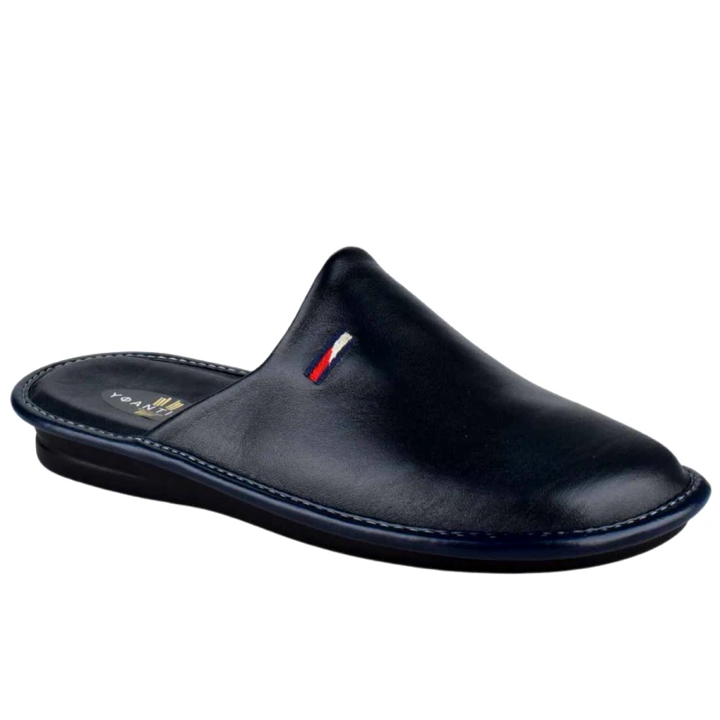 Υφαντίδης Ανδρικές Δερμάτινες Παντόφλες | Υφαντίδης | Ανατομικές | 111307 | Μπλε