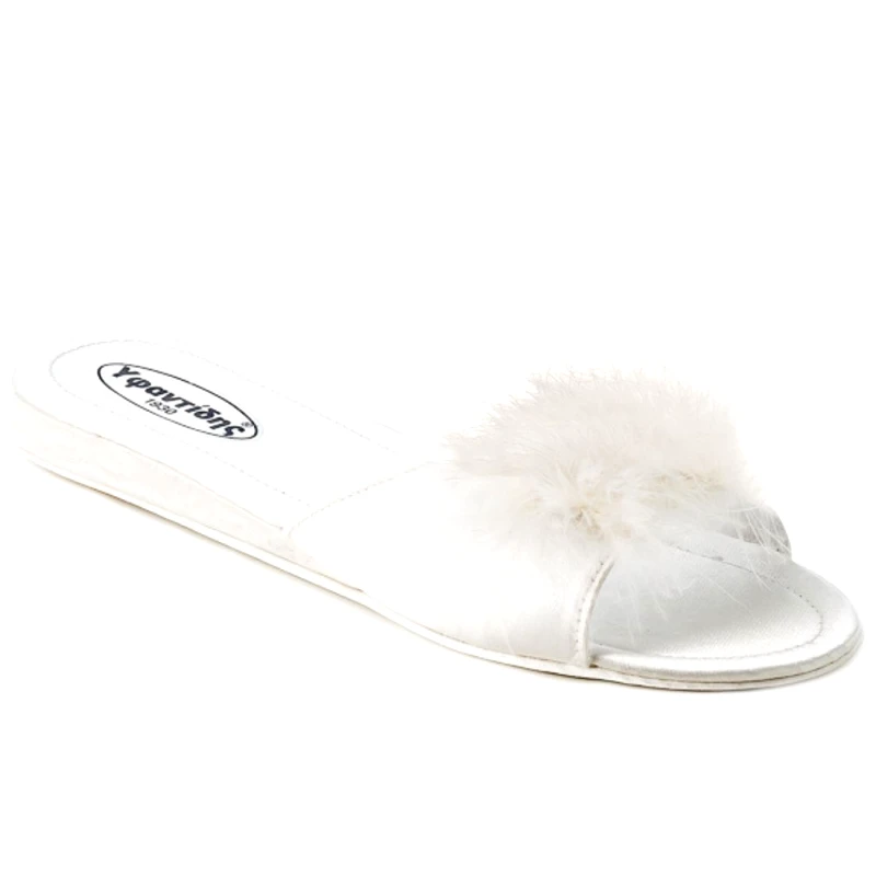 Υφαντίδης Νυφικές Παντόφλες | Σατέν | Υφαντίδης | Εκρού | 101229