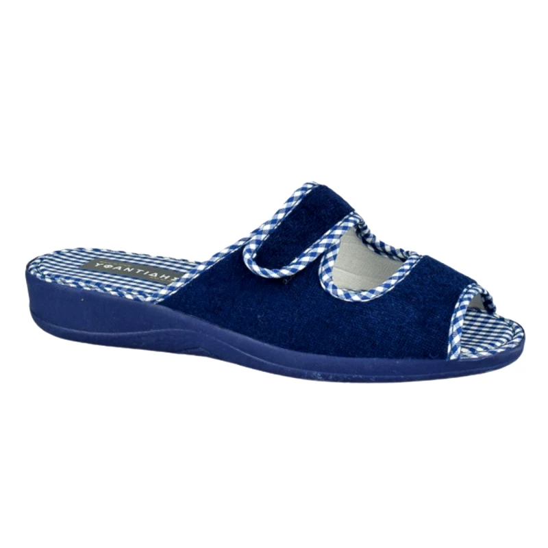 Υφαντίδης Γυναικείες Παντόφλες Μπουρνουζέ | Υφαντίδης | 522035 | Μπλε