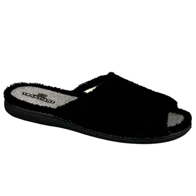 Υφαντίδης Γυναικείες Παντόφλες | Μπουρνουζέ | Υφαντίδης | 526142 | Μαύρο