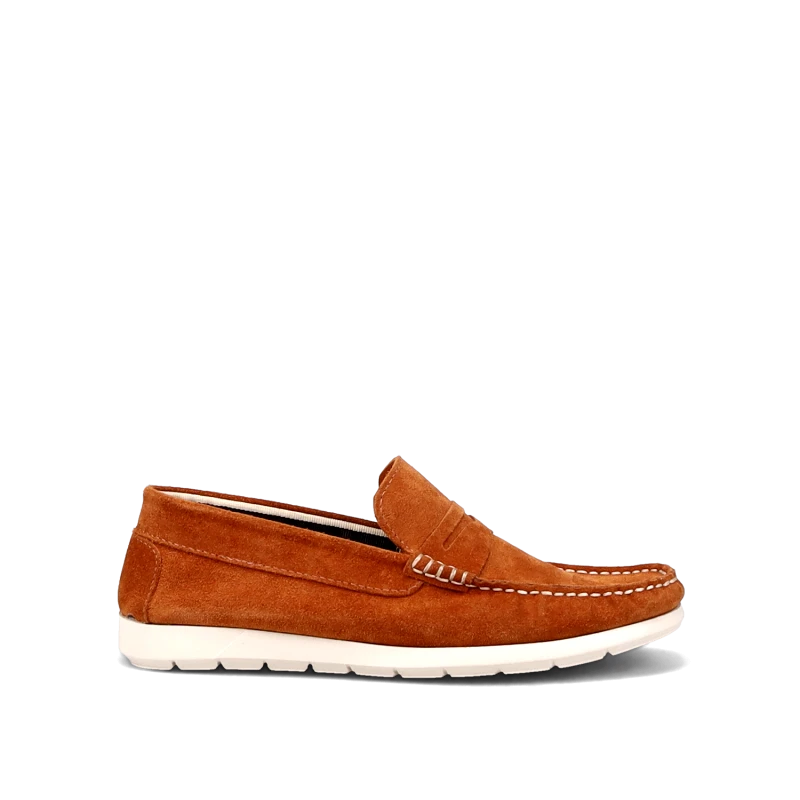 MIGATO Ταμπά δερμάτινο σουέντ ανδρικό loafer