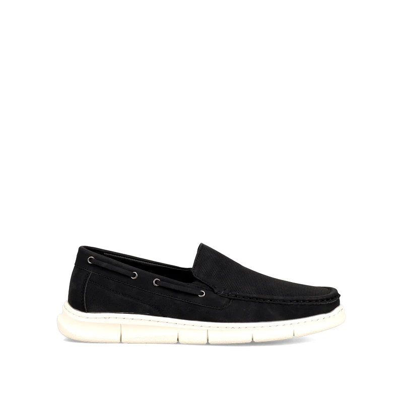 NAVIGA Μαύρο ανδρικό loafer