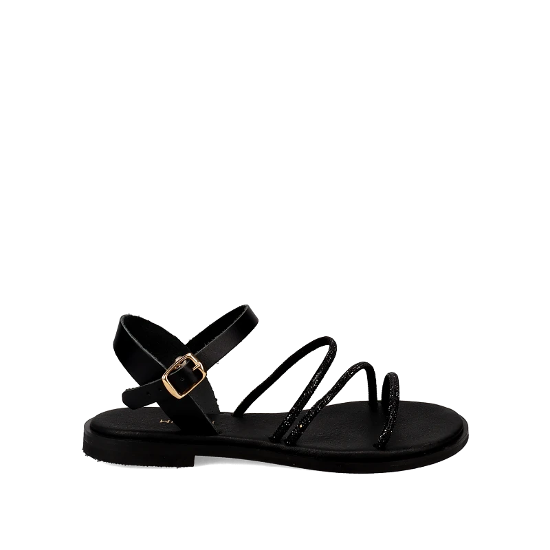 MIGATO Μαύρο σανδάλι