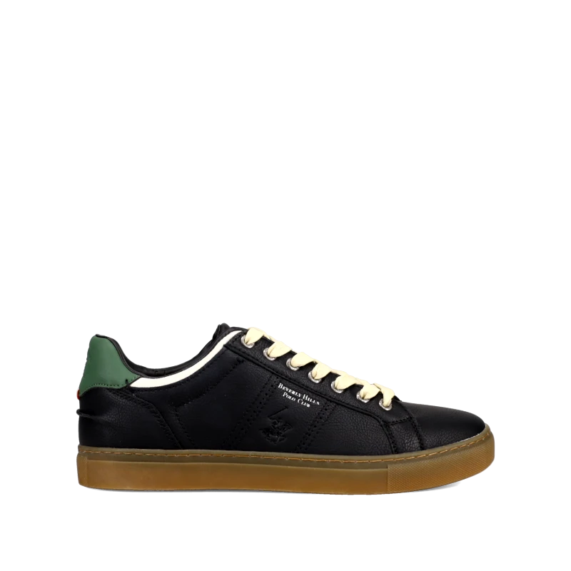 BEVERLY HILLS POLO CLUB Μαύρο ανδρικό sneaker