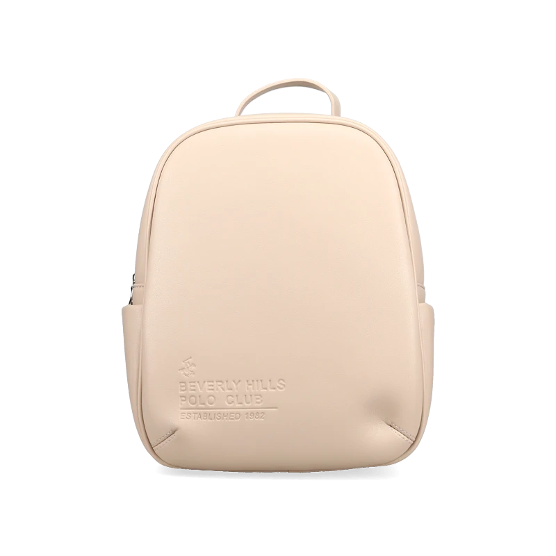 BEVERLY HILLS POLO CLUB Μπεζ backpack