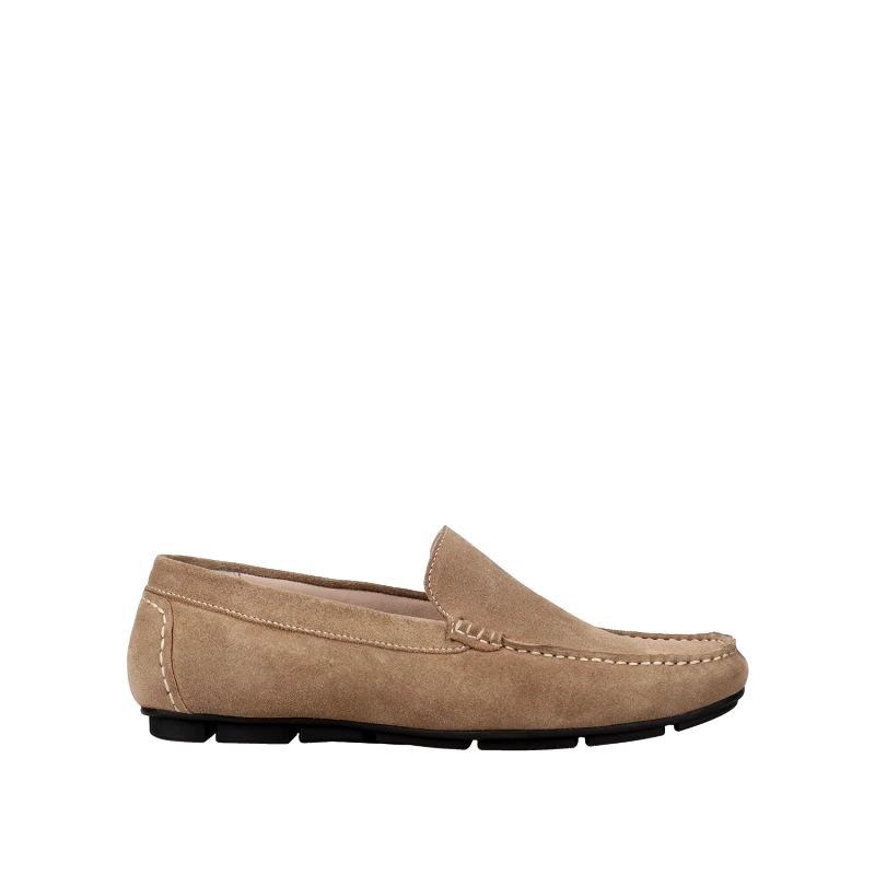 MIGATO Taupe δερμάτινο ανδρικό loafer